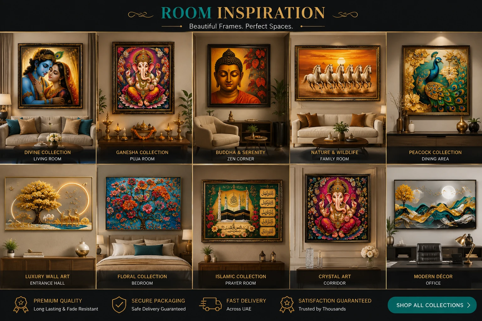 Room inspiration gallery from The Frame Station
